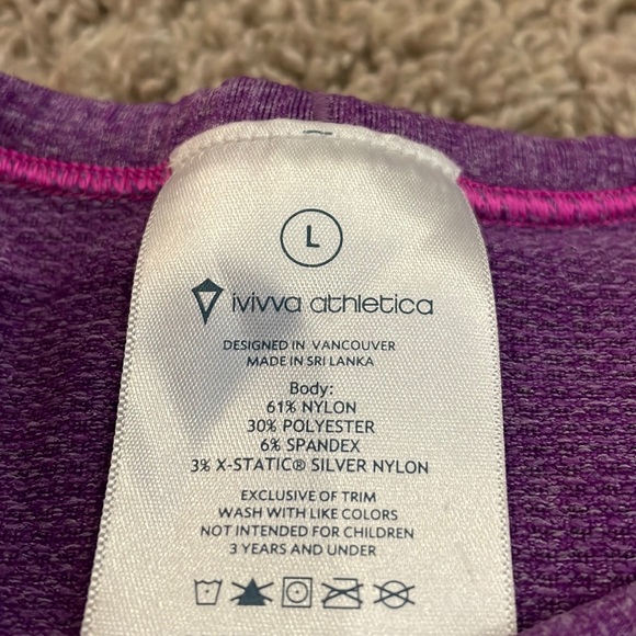 Iviviva pink and purple training tee - Picture 2 of 2